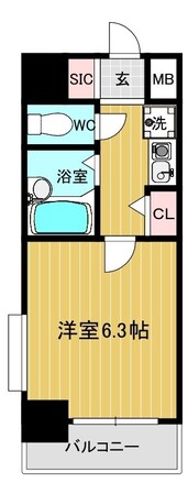 サンライズ長田の物件間取画像